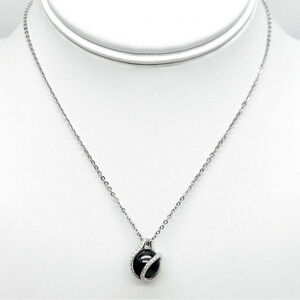 Swarovski Crystal Caged Gray Bead Pearl Necklace